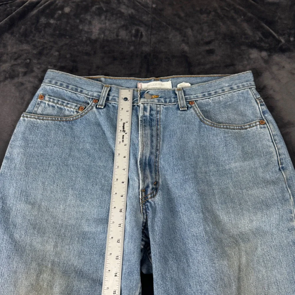 Levi's 550 Relaxed Fit Jeans Mens 36x32 Light Wash Blue Denim Vintage Canada